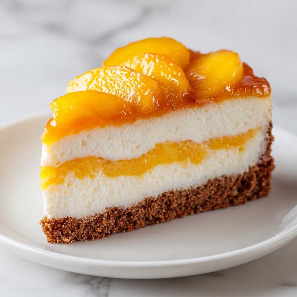 Peach Cobbler Cheesecake Fusion Recipe - Recipe Image
