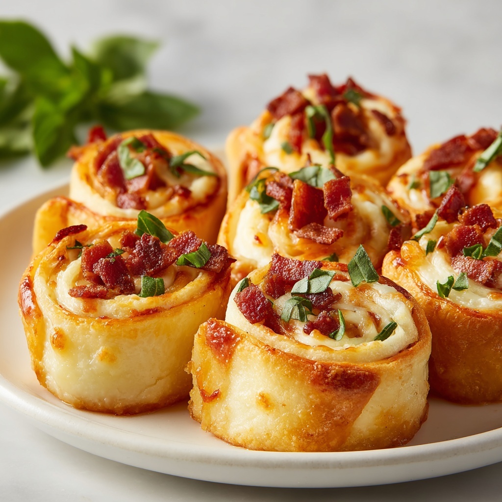 Tortilla Pizza Rolls Snack Recipe - Recipe Image