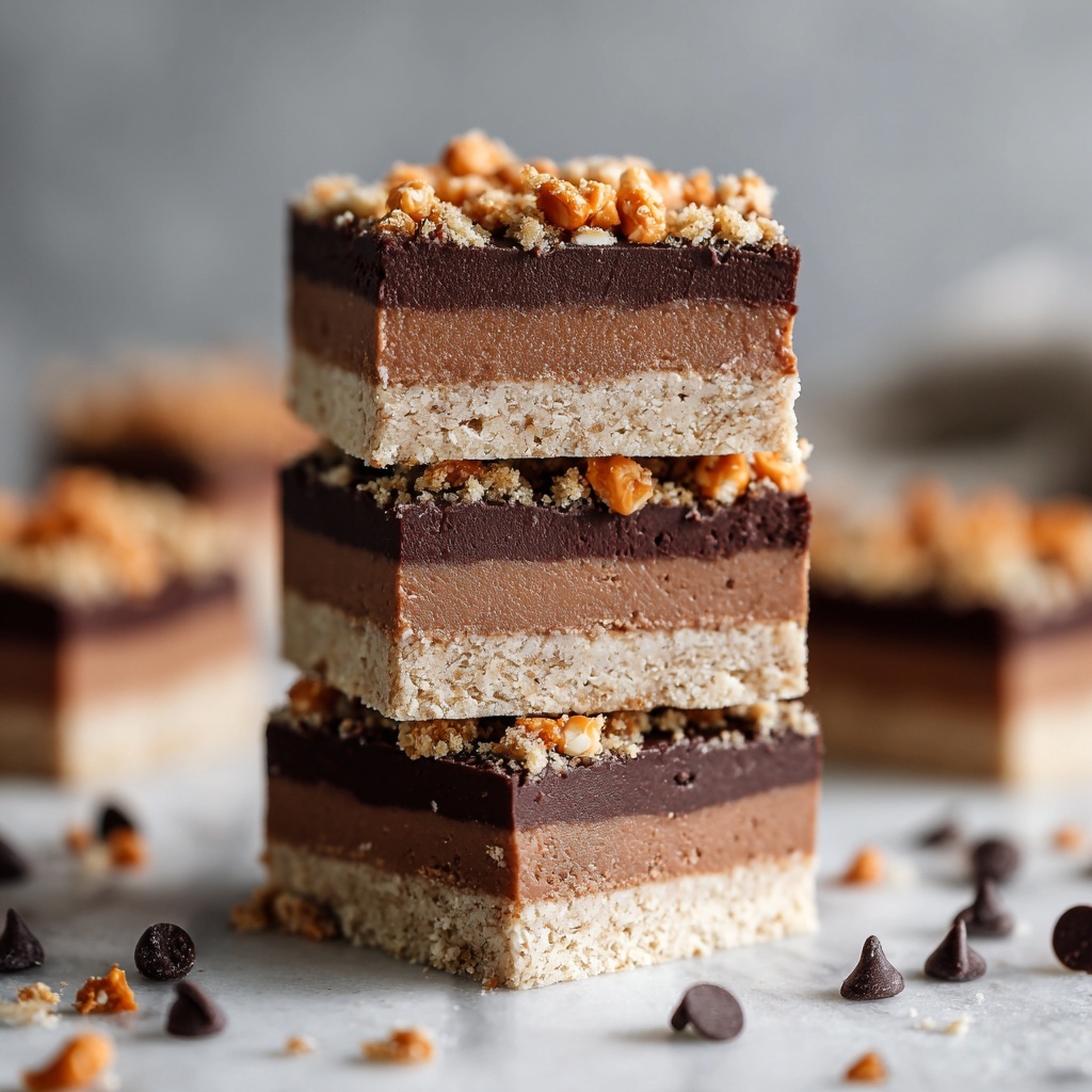 Chocolate Chip Toffee Fudge Bars Recipe - Recipe Image