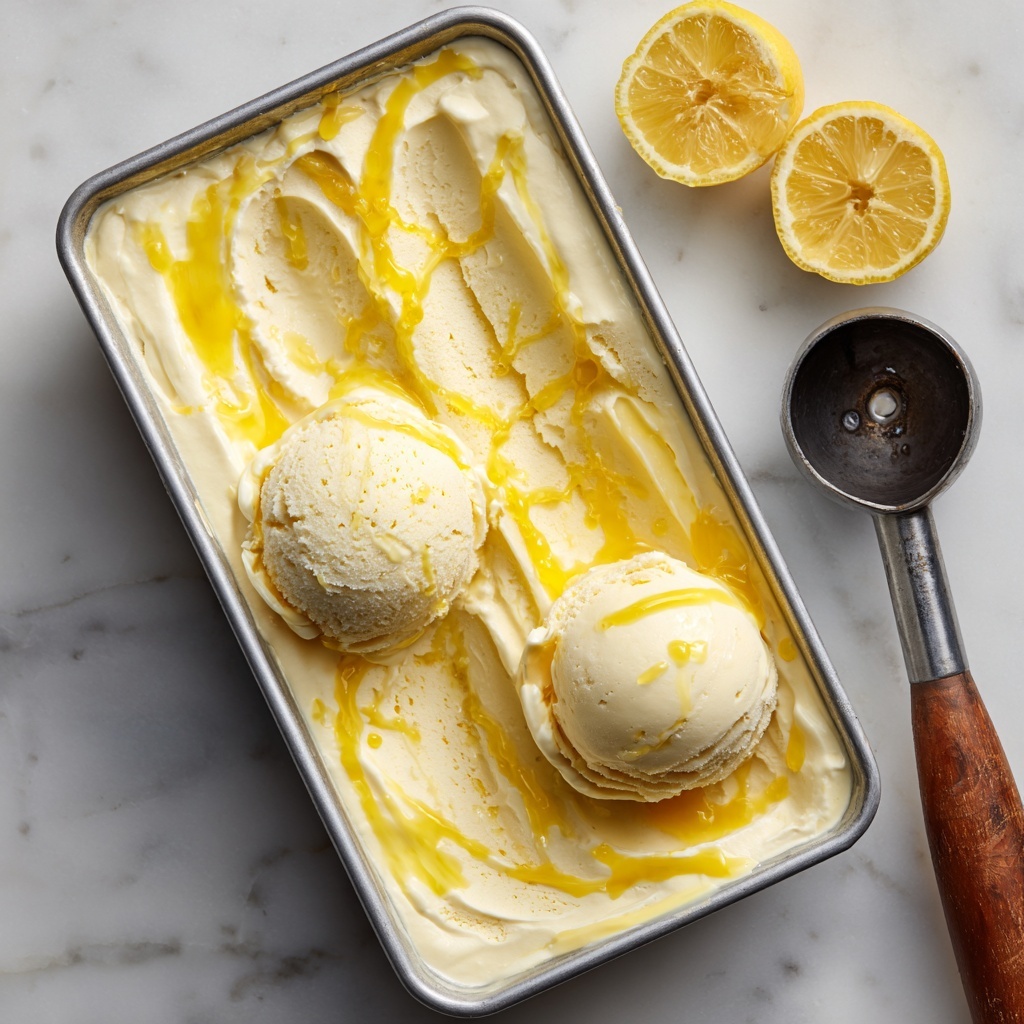 Vegan Lemon Ice Cream Recipe - Recipe Image