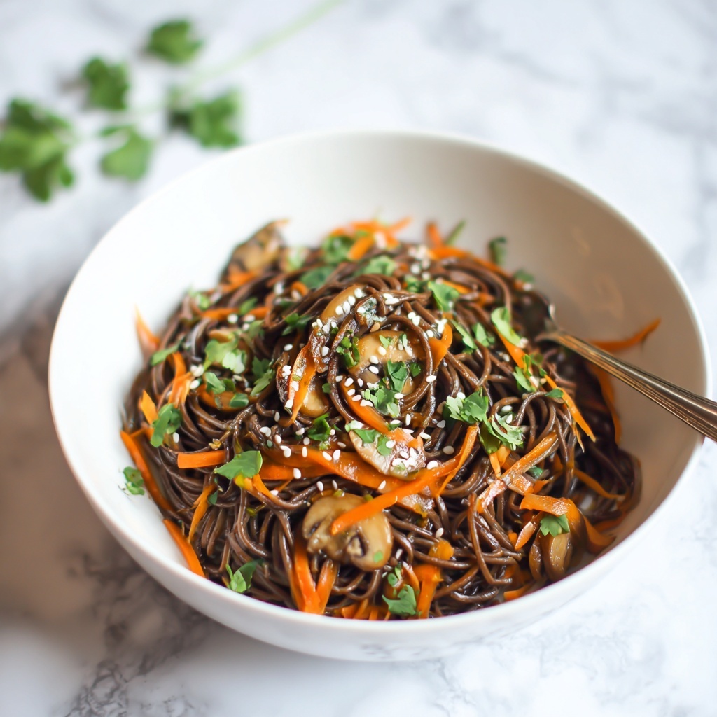 Spicy Peanut Soba Noodle Salad Recipe - Recipe Image