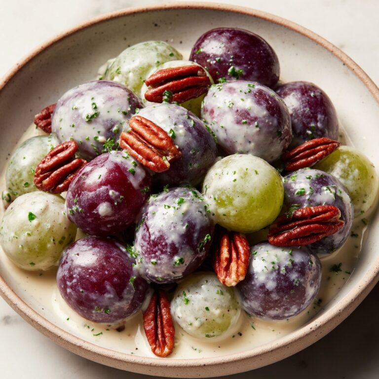 Grape Salad with Brown Sugar & Pecans Recipe