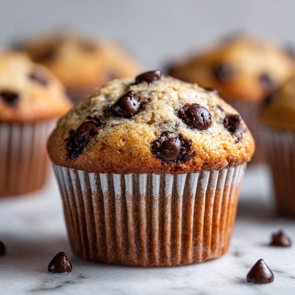 Chocolate Chip and Banana Muffins Recipe - Recipe Image