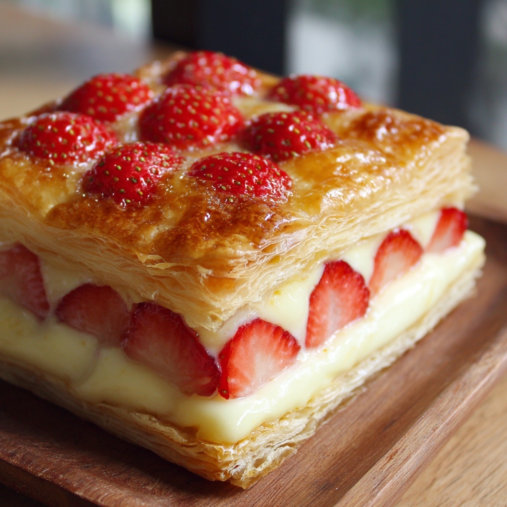 Strawberry Danish Recipe - Recipe Image