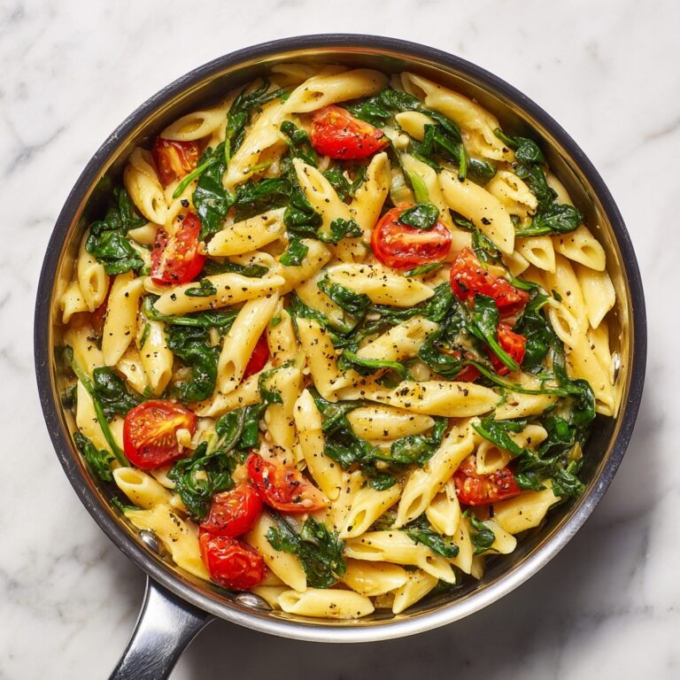 Delicious Spinach Tomato Pasta Recipe