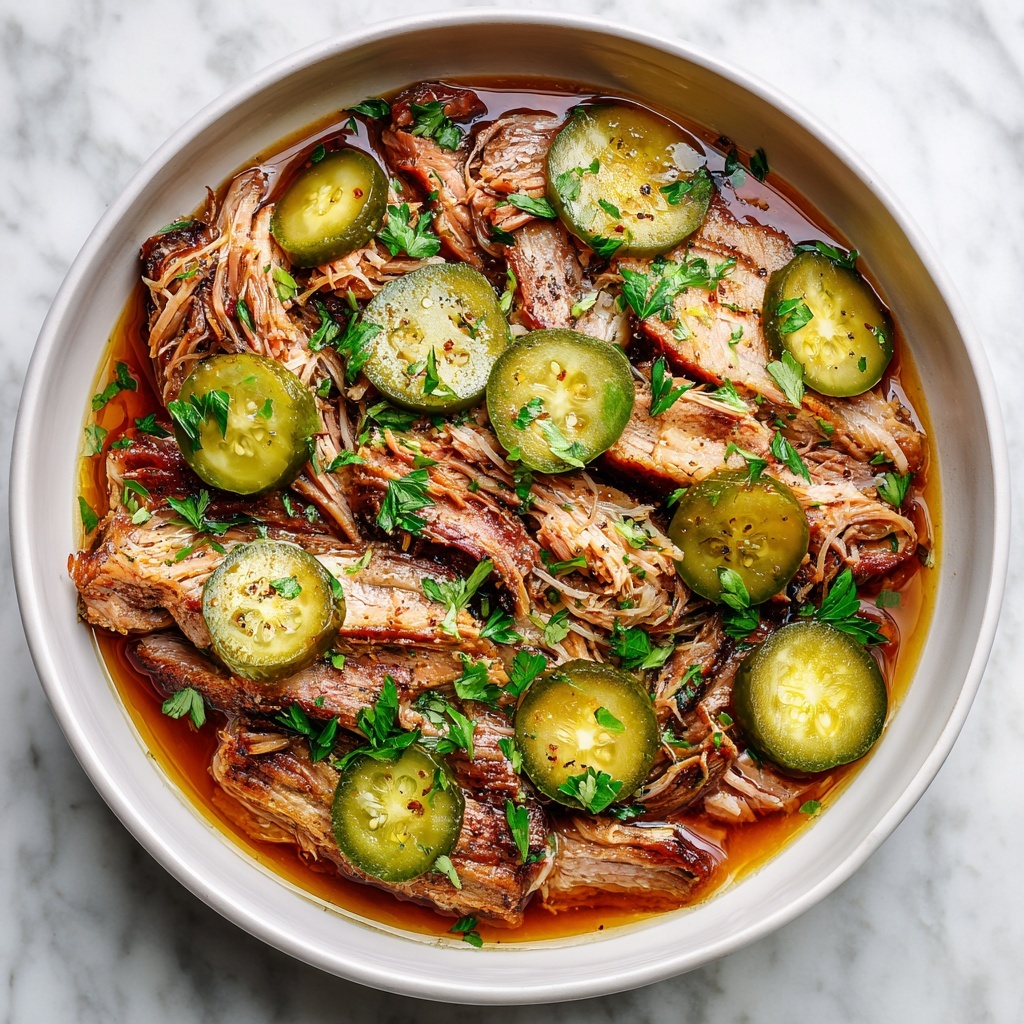 Tender Pickle-Infused Pot Roast Recipe - Recipe Image