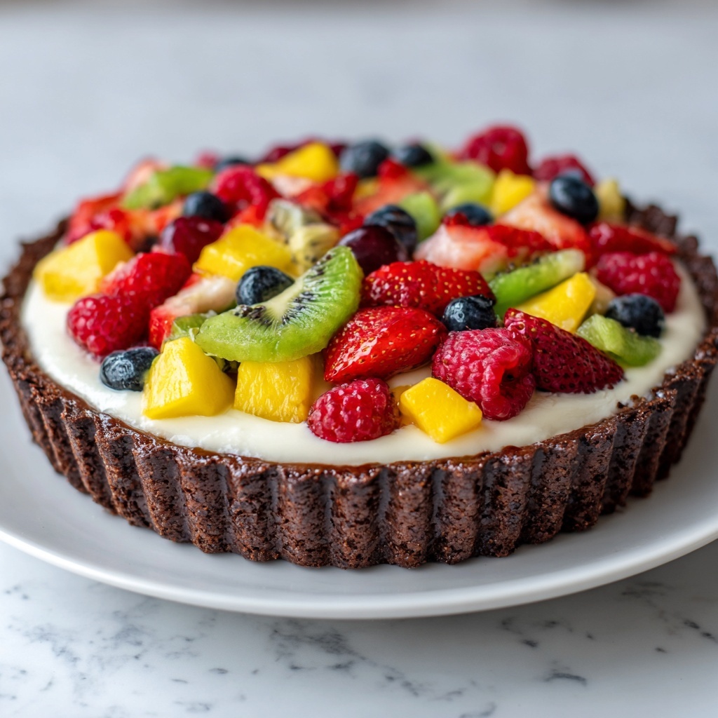 Brownie Fruit Pizza Recipe - Recipe Image