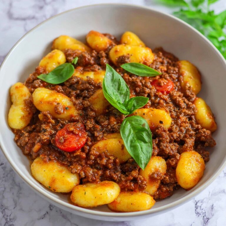 Gnocchi Bolognese Recipe