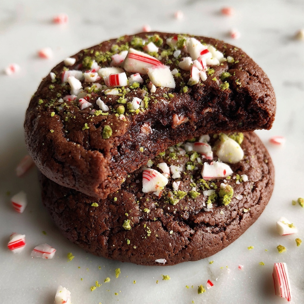 Peppermint Brownie Cookies Recipe - Recipe Image