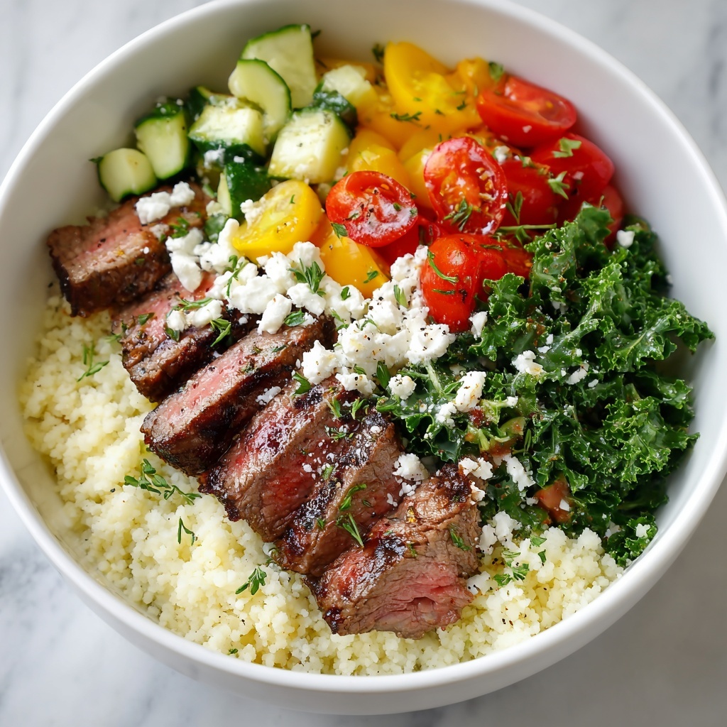 Mediterranean Steak Bowl Recipe - Recipe Image