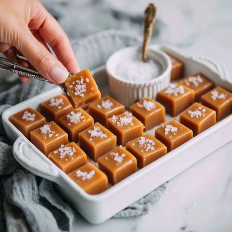 Easy Salted Caramels Recipe