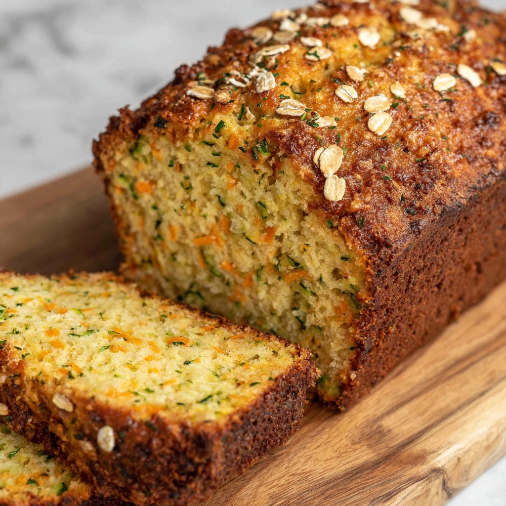 One Bowl Cheesy Zucchini Bread Recipe - Recipe Image