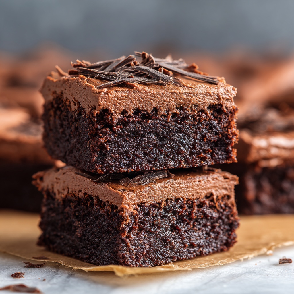 Chocolate Mousse Brownies Recipe - Recipe Image