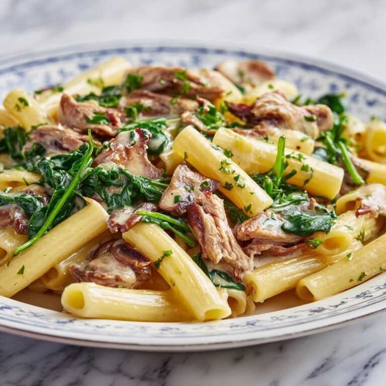 Garlic Mushroom Pasta Recipe