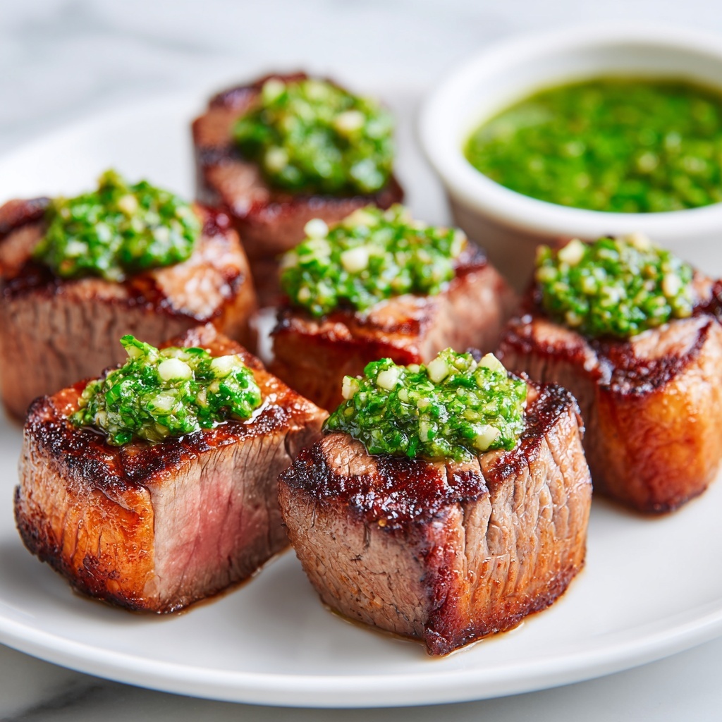 Grilled Steak with Chimichurri Sauce Recipe - Recipe Image