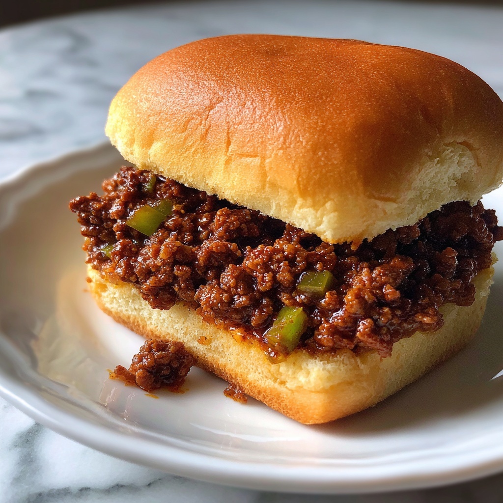 Easy Homemade Sloppy Joe Recipe - Recipe Image
