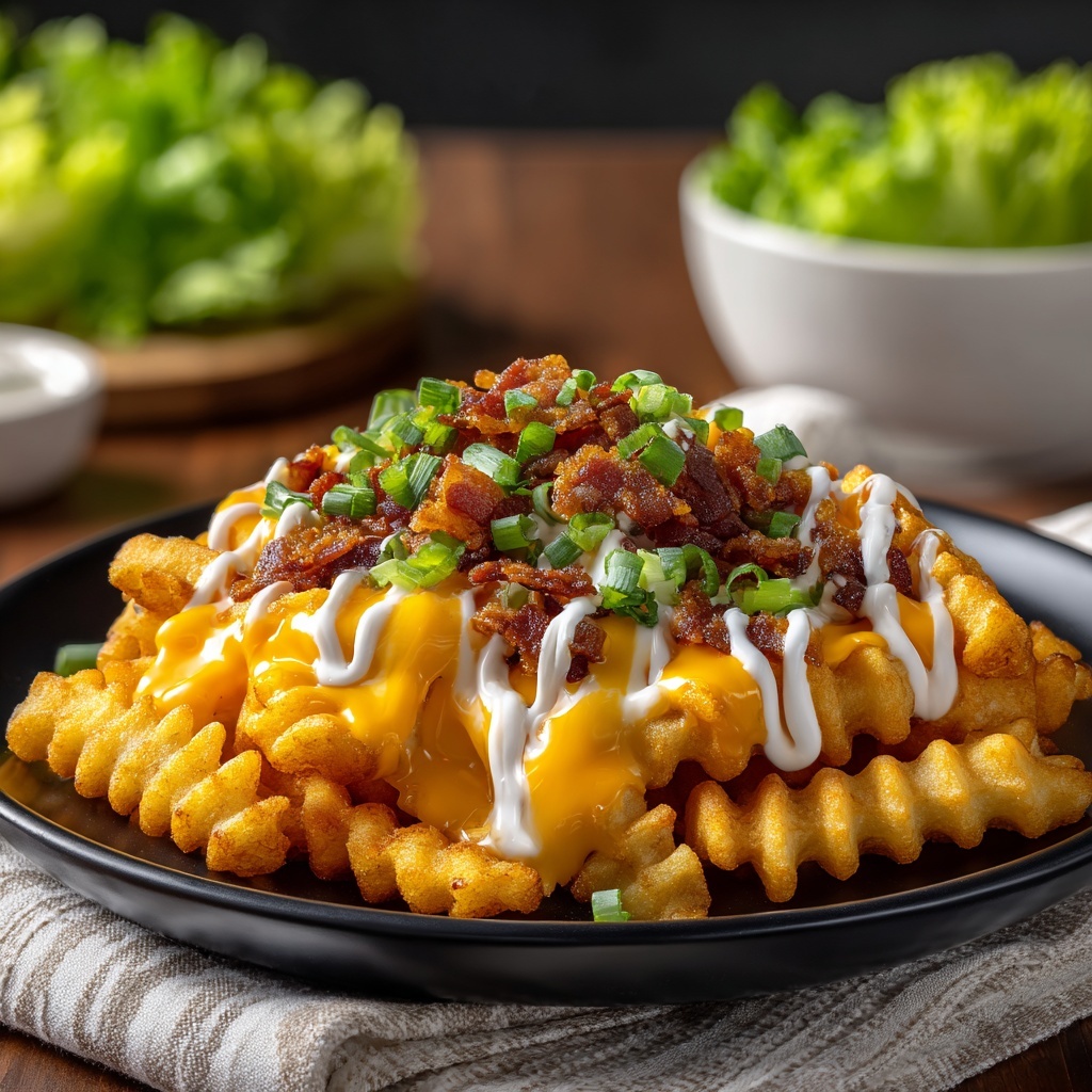 Cheesy Loaded Fries: The Ultimate Guide to Deliciousness Recipe - Recipe Image