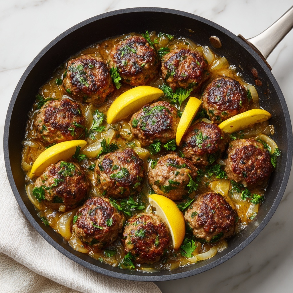Chicken Piccata Meatballs Recipe - Recipe Image