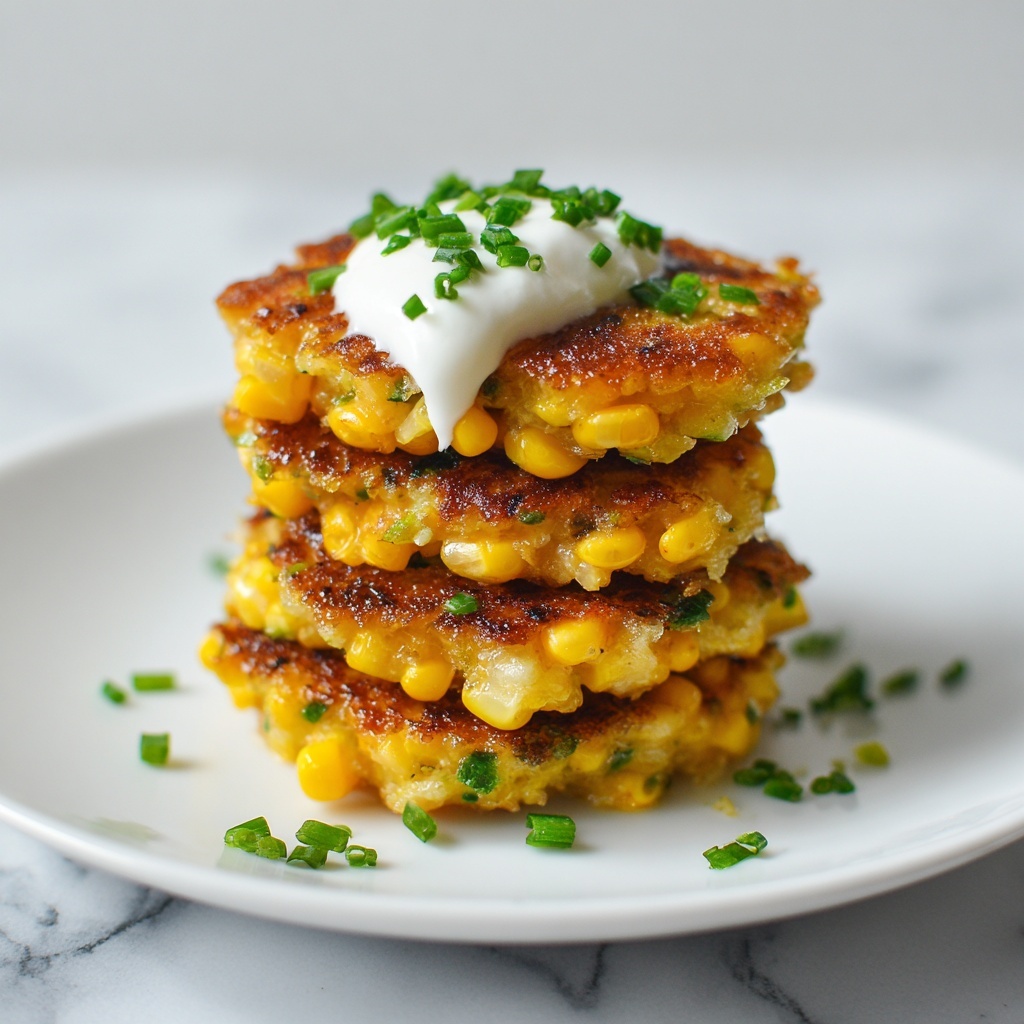 Easy Corn Fritters Recipe - Recipe Image