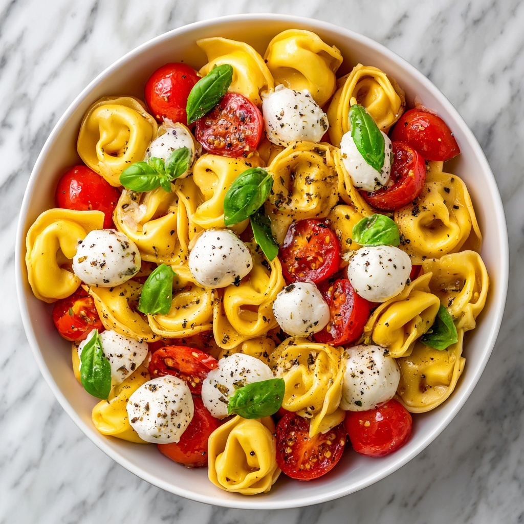 Tortellini Caprese Salad Recipe - Recipe Image
