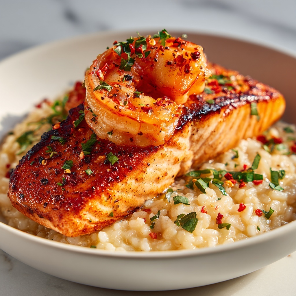 Crab & Shrimp Stuffed Salmon Recipe - Recipe Image