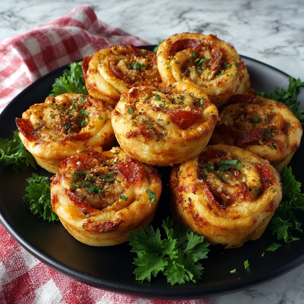 Pizza Muffin Bites Recipe - Recipe Image