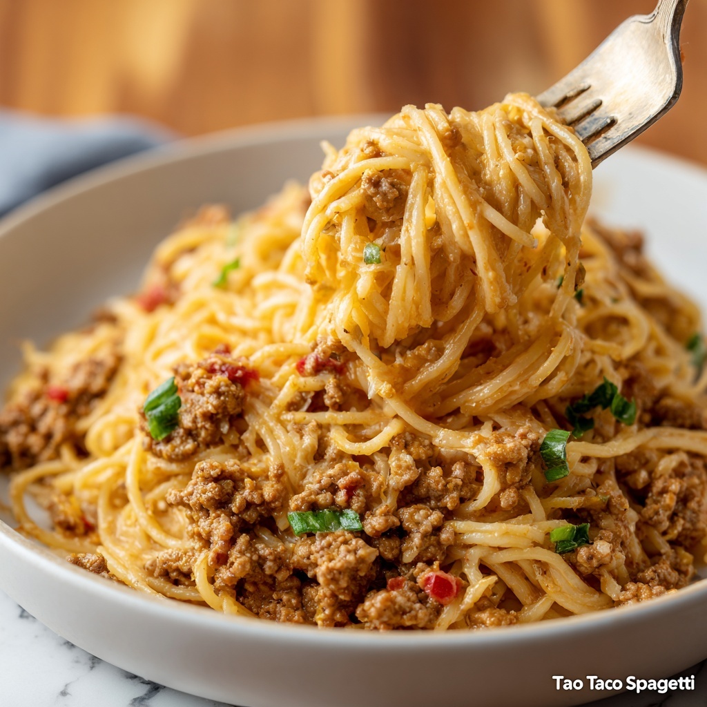 Taco Spaghetti Bake Recipe - Recipe Image