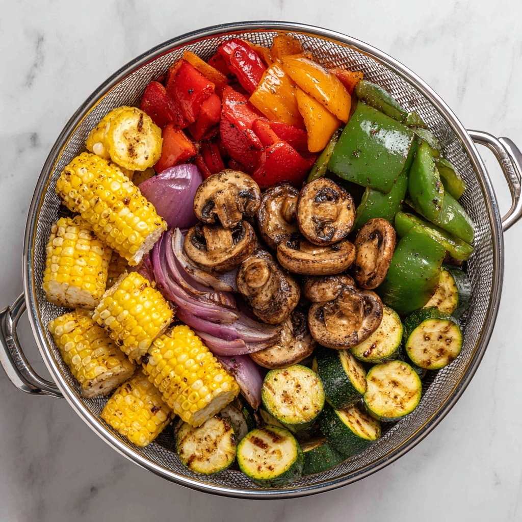 Roasted Garlic Grilled Vegetables Recipe - Recipe Image