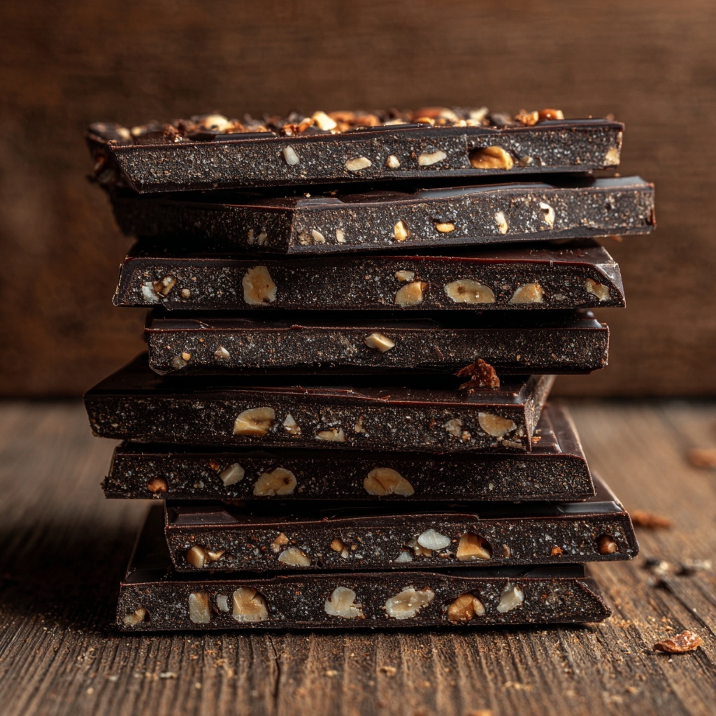 Chocolate Peanut Butter Crunch Bars Recipe - Recipe Image