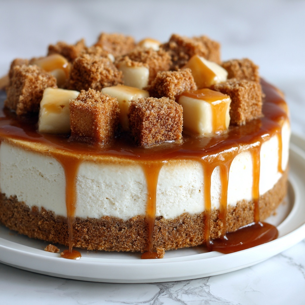 Indulgent Caramel Apple Cheesecake Recipe - Recipe Image