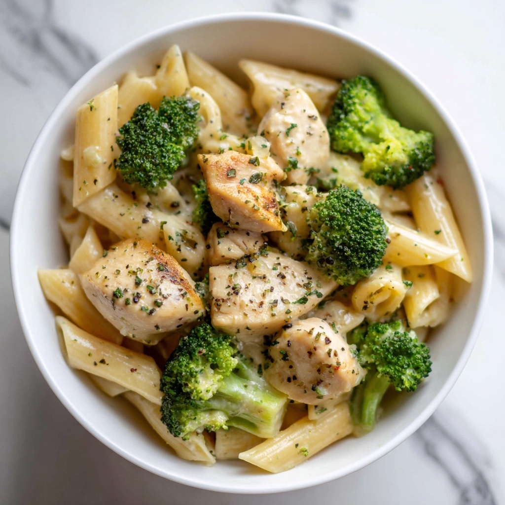 Creamy Broccoli and Chicken Penne Recipe - Recipe Image