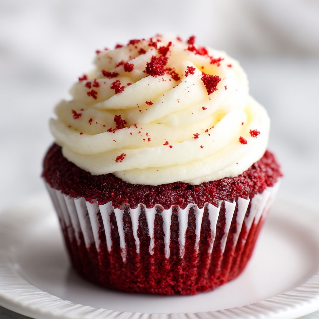 Red Velvet Cheesecake Cupcakes Recipe - Recipe Image