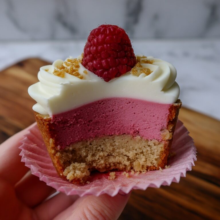 No Bake Lemon Raspberry Cheesecake Cups Recipe