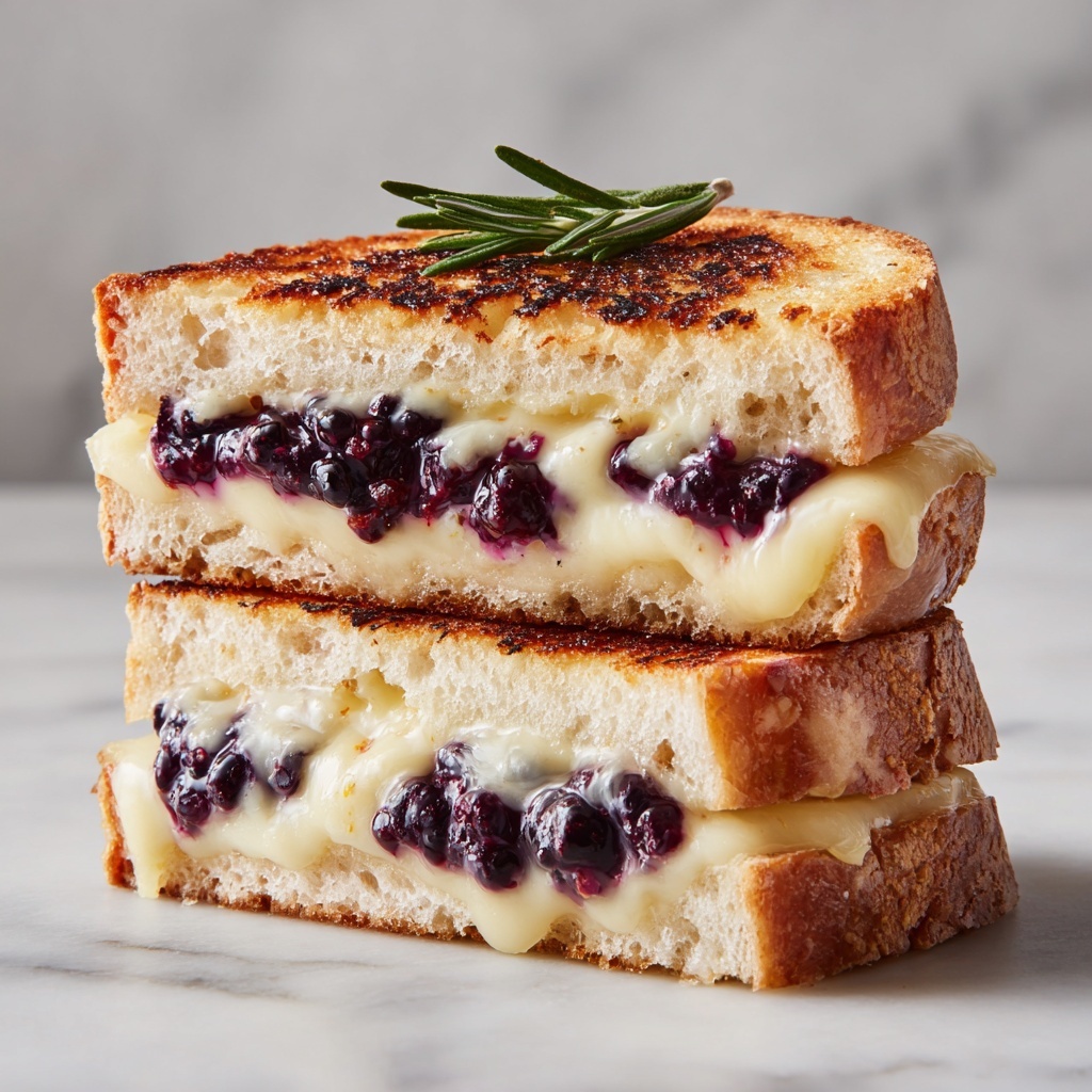 Blackberry Balsamic and Brie Grilled Cheese Recipe - Recipe Image