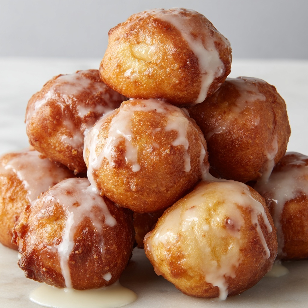 Cinnamon-Glazed Apple Fritter Bites Recipe - Recipe Image