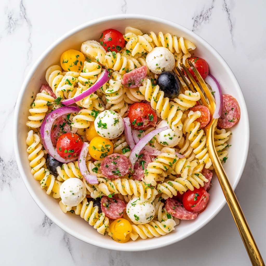 Italian Pasta Salad Recipe - Recipe Image