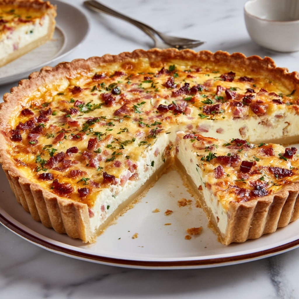 Crab and Tarragon Tart Recipe - Recipe Image