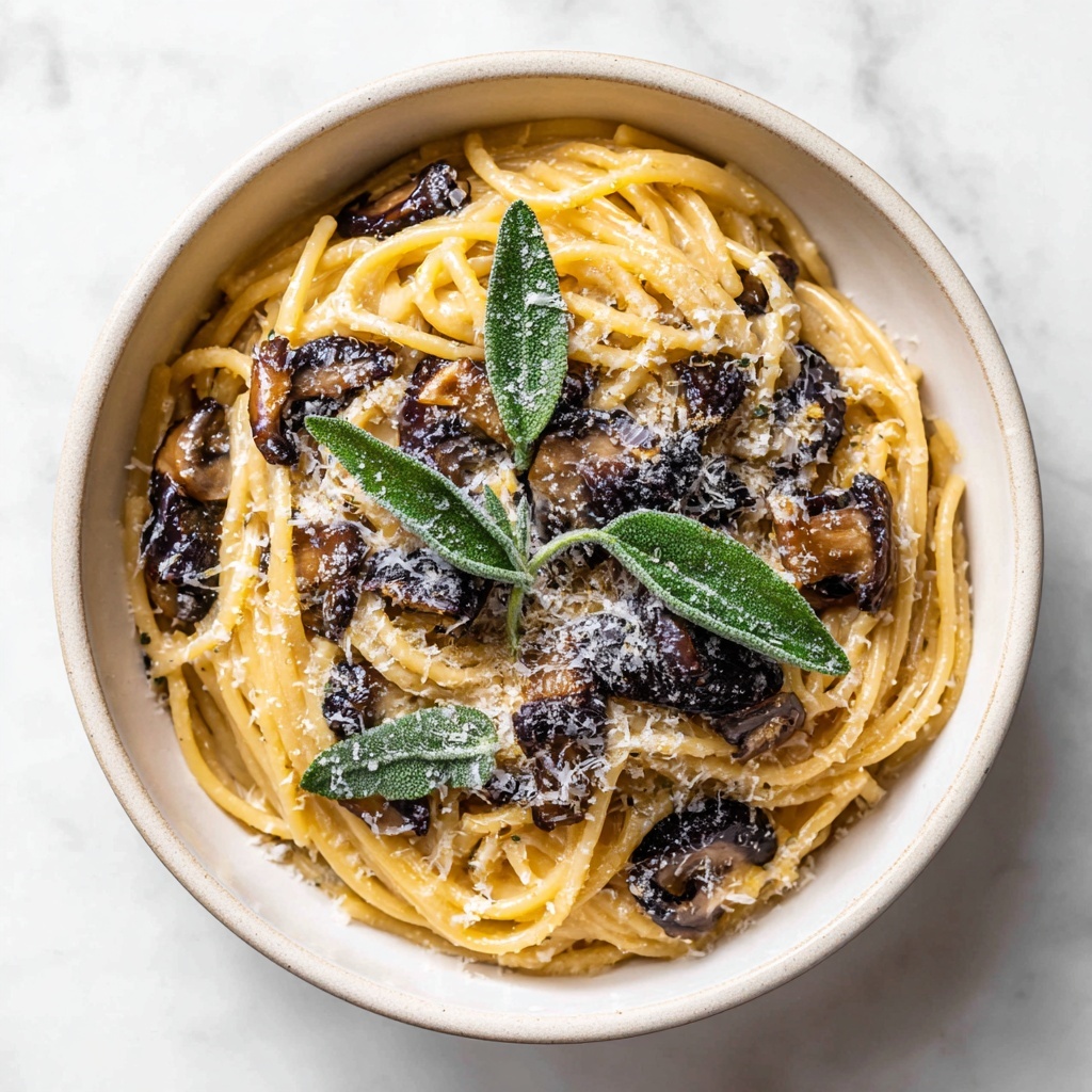 Creamy Mushroom Pasta Recipe - Recipe Image
