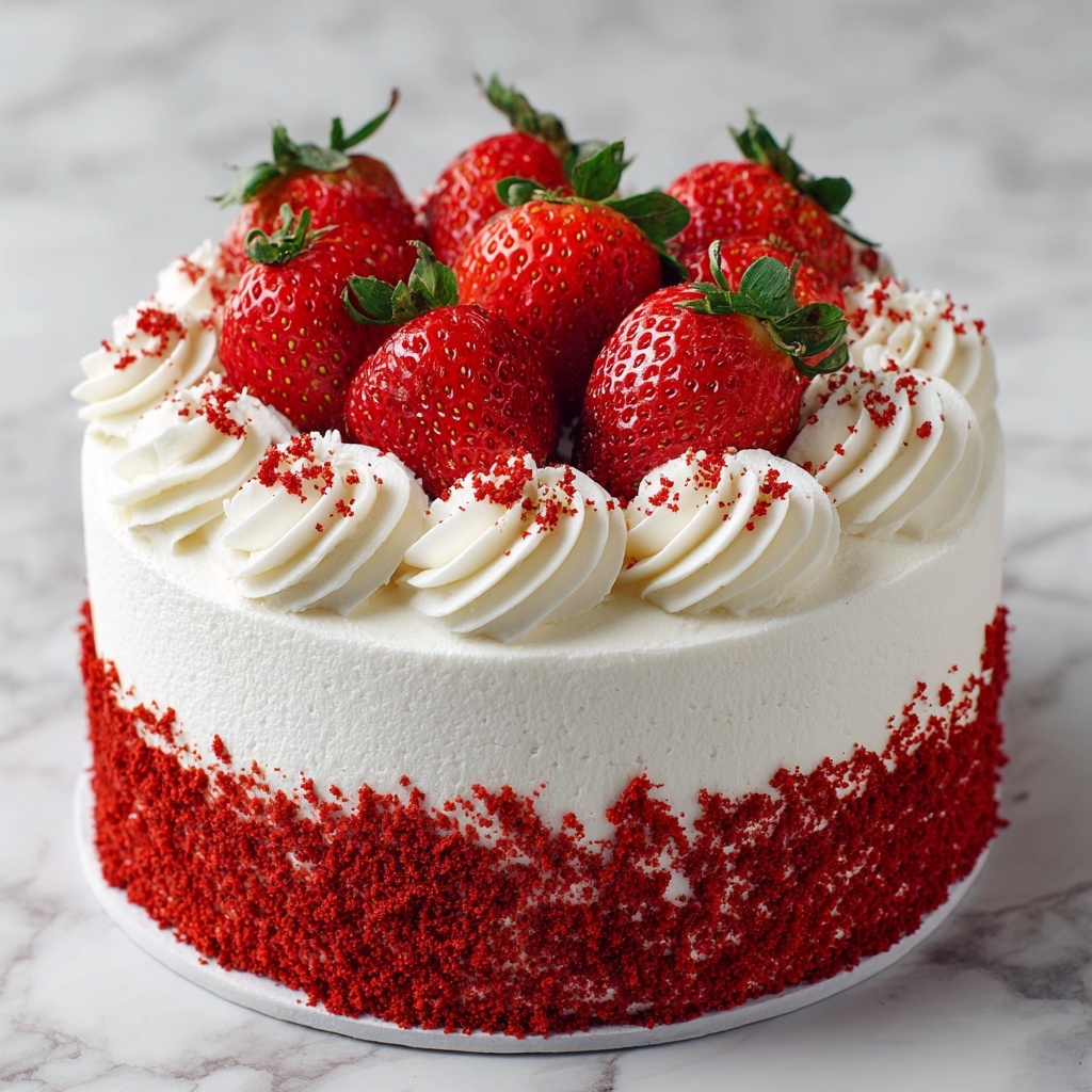 Red Velvet Strawberry Delight Recipe - Recipe Image