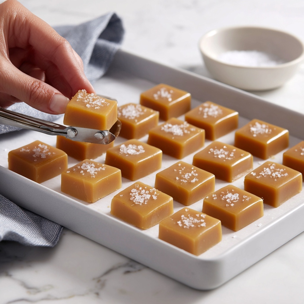 Easy Salted Caramels Recipe - Recipe Image