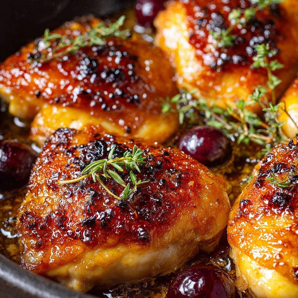 Skillet Cranberry Orange Chicken Recipe - Recipe Image