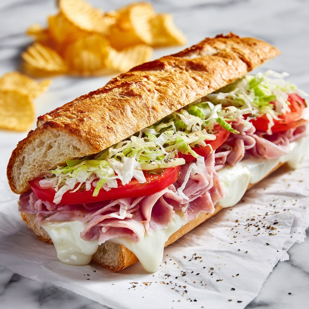 Baked Italian Grinder Sandwiches Recipe - Recipe Image