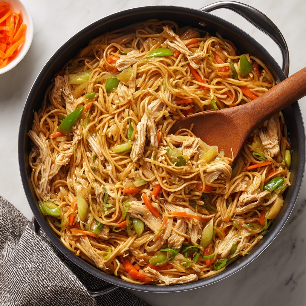 Peanut Chicken Noodles Recipe - Recipe Image