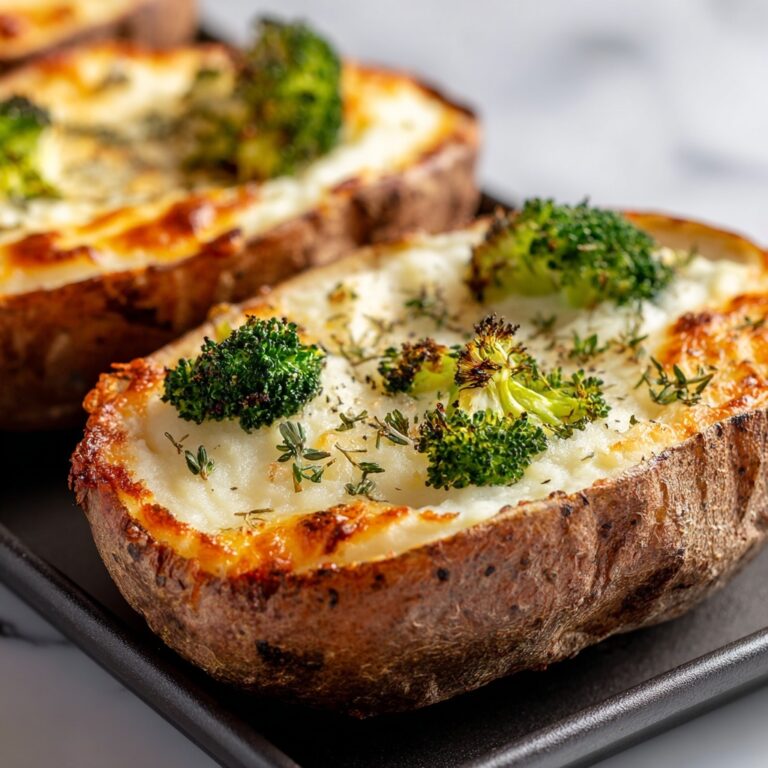 Broccoli Cheese Baked Potatoes Recipe