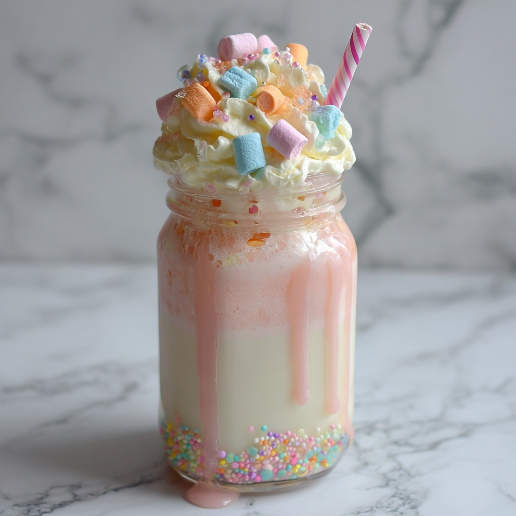 Unicorn Hot Chocolate Recipe - Recipe Image