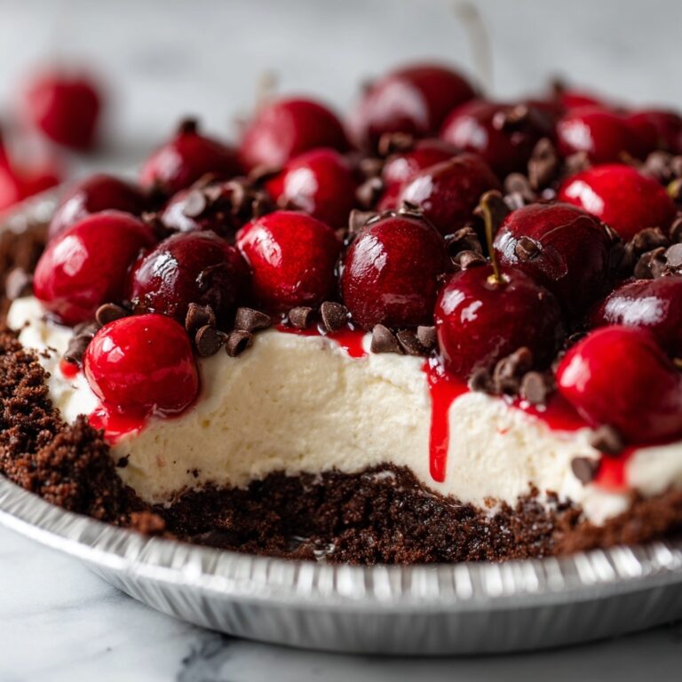 Cherry Chocolate Chip Ice Cream Pie Recipe