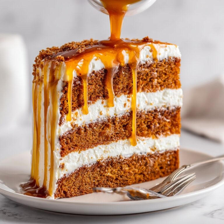 Caramel Crunch Cake Recipe