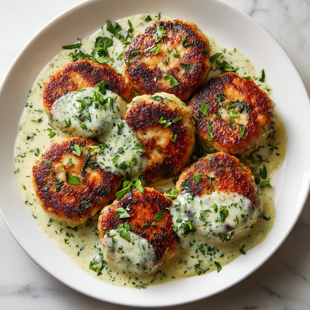 Baked Salmon Meatballs with Creamy Avocado Sauce Recipe - Recipe Image