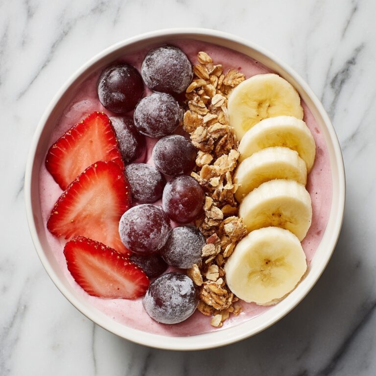 Strawberry Banana Smoothie Bowl Recipe