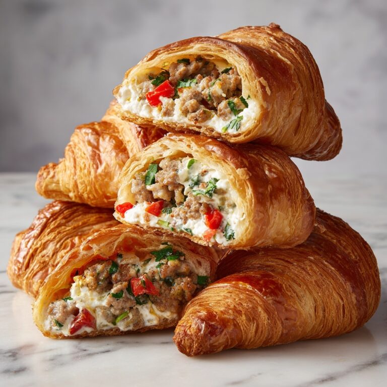 Sausage, Rotel & Cream Cheese Crescent Rolls Recipe